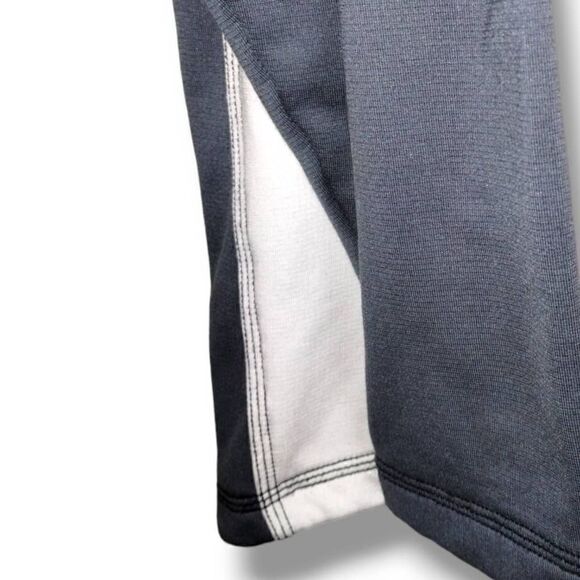 Adidas Mens Climawarm Jacket Size Large 1/4 Zip Front Gray White Long Sleeves - Picture 5 of 11